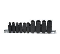 Laser Tap Socket Set 7901 1/4" & 3/8" Drive 10pc