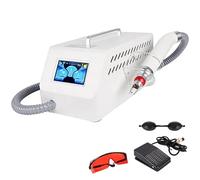 Laser Tattoo Removal Machine with LED Screen, Tattoo Removal Instrument for Rem-oving Tattoos, Tattooed Eyebrows, Eyeliner Color Stain, 5 Handpieces, for Home and Salon Use
