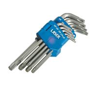 Laser Tools 2497 9Pc Torx/star Key Set T10 - T50