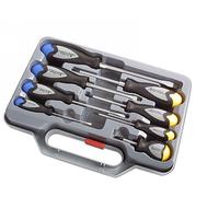 Laser Tools 3041 8 Piece Screwdriver Set Flat Pozi Colour Magnetic Tip