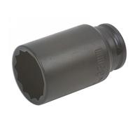 Laser Tools 33mm Deep Impact Socket 1/2"D Black Phosphate Finish 3847