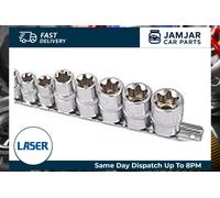 LASER TOOLS 3482 Socket Wrench Set Service Star Socket Set 14 Pieces OE Quality