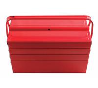 Laser Tools 3487 530mm 21" 7 Tray Cantilever Toolbox Trays Hinged Red DIY Home
