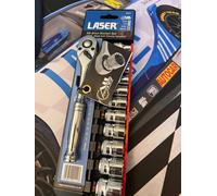 Laser 4111 Alldrive Socket Set 3/8"D 12pc