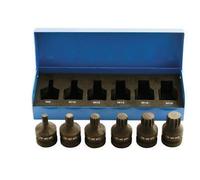 Laser Tools 4939 Spline Bit Set 1/2 Drive Impact 6 pce Set M8 > M18
