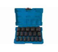 Laser Tools 6648 Air Impact Socket Set 1/2 Drive 18 Pce Tools Set In Case TS3