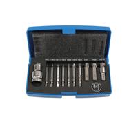 Laser Tools 6845 Hex Allen Key Bolt Screw Extractor Tool Set 11pc 1.5mm - 10mm