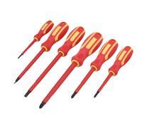 Laser Tools 8455 Fully Insulated VDE Screwdriver Set 6 Piece - PzDrive & Flat