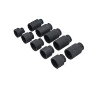 Laser Tools 8700 Bi-Hex Impact Hub Nut Socket Set 1/2"D 10pc TS3