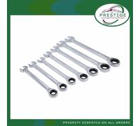 Laser 9124 Ratchet Ring Combination Spanner Set 20-32mm - 7pc
