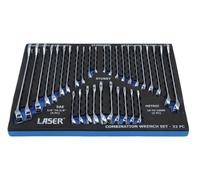 Laser Exhaust Technology Combination Spanner Set 6795 AF/Metric 32pc Silver