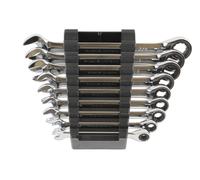Laser Tools AF Ratchet Ring Combination Spanner Set 9pc 6699