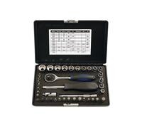 Laser 3568 Alldrive Socket Set - 1/4"D 40 piece