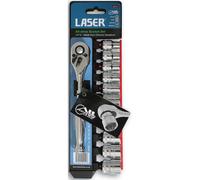 Laser Tools Alldrive Socket Set 3/8" Drive 12-Piece (M8 to M19) LT-4111