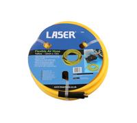 Laser Tools CLEARANCE Bright Yellow Flexible Air Hose 13mm x 15m - Lies Flat