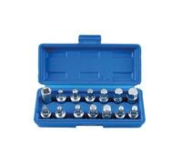 Laser Tools Drain Plug Key Set 3/8"D 14pc 3175