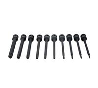 Laser Tools Extra Long Impact Star Bit Set 1/2"D 10 Piece Set - 8706