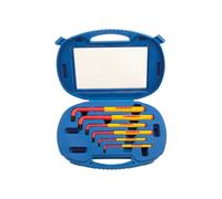 Laser Exhaust Technology Hex Key Set 5515 Extra Long Insulated VDE 6pc
