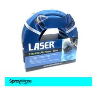 Laser Tools Flexible Air Hose 9.5MM X 15M BLUE 6417 1/4" BSP