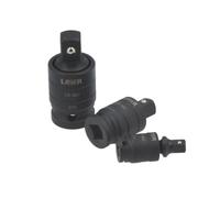 Laser Tools Impact Universal Joint Set 3pc 1/4" 3/8" & 1/2" Drive Joints 7815