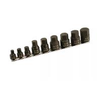 Laser 5666 Low Profile Impact AF Hex Socket Bit Set 1/4"D, 3/8"D 9pc