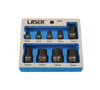 Laser 6726 Low Profile Hex Socket Bit Set 9pc