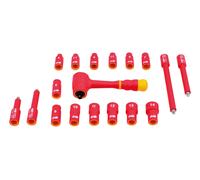 Laser Tools Metric Insulated Socket Set 1/4"D 18pc VDE/GS Approved 6145