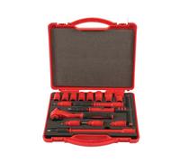 Laser Tools Metric Insulated Socket Set 3/8"D 16pc Inc Hex Bit Sockets 6148