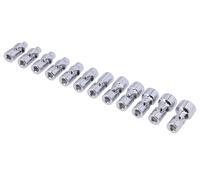 Laser Exhaust Technology Universal Joint Socket Set 7281 1/4" D 12Pc