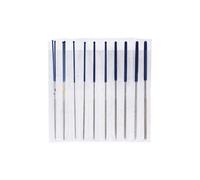 Laser Tools Micro Round Diamond Coated File Set 12 Piece Set - 8645