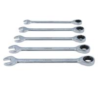 Laser 8510 Ratchet Ring Combination Spanner Set 5pc