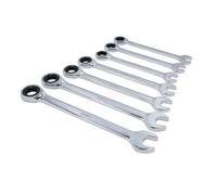 Laser 9124 Ratchet Ring Combination Spanner Set 20-32mm - 7pc