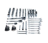 Laser Tools Socket and Spanner Set AF/Metric 1/4"D, 3/8"D, 1/2"D 89pc 3500