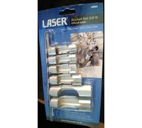 Laser Tools Socket Set 3/8" D. Difficult Areas. 4984. 10, 11, 12, 14, 17, 19mm
