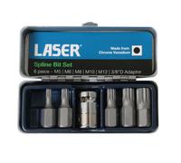 Laser Tools Spline Bit Set 6pc 0592