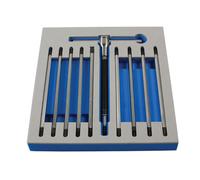 Laser 7284 12 Piece T Handle Double End Screwdriver Set
