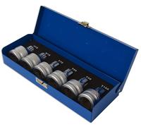LASER 3815 6Pcs Screwdriver Tamperproof Spline Star Bit Set 3/4" Drive CrMo Tool