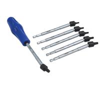 Laser Tools Universal Joint Hex Bit Set 6pc 8218