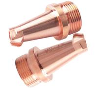 Laser Welding Copper Nozzles Set M16 Wire Feeding Tips for Fiber Laser Welding Machine and Handheld Laser Gun Industrial Accessories 10 Pieces 0.8mm