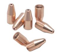 Laser Welding M5 Wire Guide Nozzles 10-Pack for Handheld Welders, Wear-Resistant Smooth Feeding Tips for Steel Aluminium Fabrication and Repair Tasks 10 pcs 0.8mm