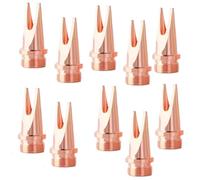 Laser Welding Machine Copper Nozzle tip kit Threaded Design for Handheld Wire Guide Welding Gun and Industrial Laser Welders Model A (C) External Corner 10 Pieces