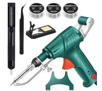 Laser Welding Machine, Internally Heated Industrial Laser Welding Tools, 110V Handheld Welder, Automatic Corded Solder Iron, Fully Automatic Industrial-Grade Welding Tool Set (Green)