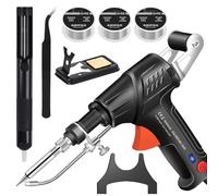 Laser Welding Machine, Internally Heated Industrial Laser Welding Tools, 110V Handheld Welder, Automatic Corded Solder Iron, Fully Automatic Industrial-Grade Welding Tool Set (Black)