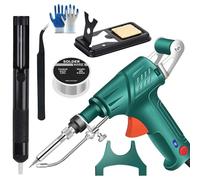 Laser Welding Machine, Internally Heated Industrial Laser Welding Tools, Multi-function Weldings Iron Soldering Gun Set, 3-in-1 Hand Held Welding Machine, for Industrial Home DIY(Green, Internal Heat)