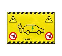 Laser Wing Cover Hybrid/EV Warning