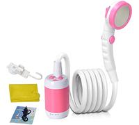 Laserbeak Portable Shower Camping Outdoor Shower Electric Hand Shower Electric Shower Camping Built-in Shower 5000 mAh Rechargeable Shower with Large Capacity for Indoor or Outdoor Shower