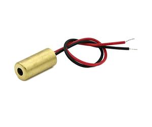 LASERFUCHS Dot laser, red, 650 nm, 0.4 mW, 3 V DC, Ø9x20 mm, Laser Class 1, Focus collimated, Cable length 100 mm - 70108507