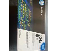 Genuine HP 504X High Capacity Laserjet Toner Cartridge CE250X Black