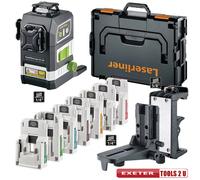 Laserliner Three-dimensional green laser PowerPlane-Laser 3G Multi-18V BlackLine - Portable and machine