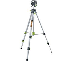 Laserliner Cross line Laser, SmartCross Laser GX, Green Laser with 150 cm Tripod, for Indoor and Outdoor use, Including Handheld Receiver Mode